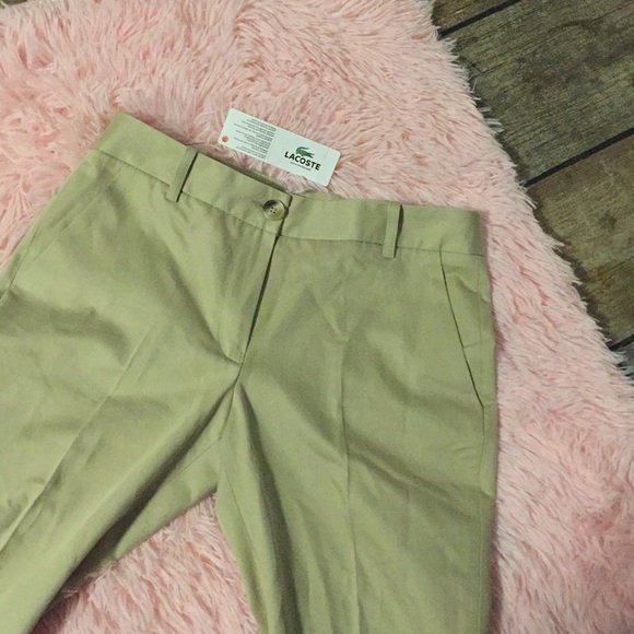 Lacoste 👖 women’s size 2 length 33 NWT - Picture 7 of 7
